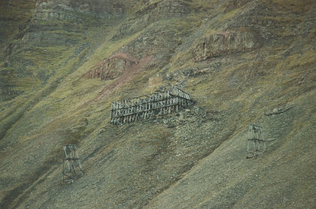 Further wooden structures relating to the old mining industry.